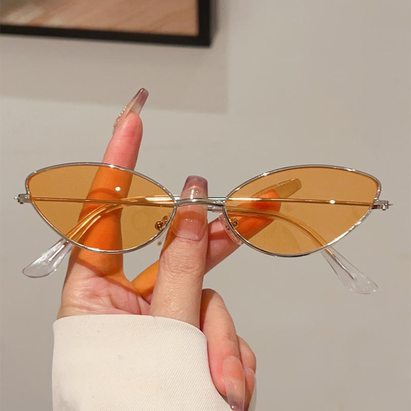 Винтажные солнцезащитные очки «кошачий глаз» женские Новая модная декоративная повседневная модель Ретро трендовый дизайн люксового бренда Солнцезащитные очки