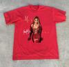 ПОДПИСАННАЯ футболка Jennifer Lopez J-Lo AKA Красная Все размеры S-5XL OM2044 Унисекс футболка