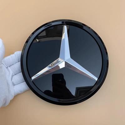 3D Эмблема Звезда Логотип на Решетку Радиатора Автомобиля Для Mercedes Benz W204 W205 W213 X253 A B C E S CLA GLB GLC GLE GLS Аксессуары