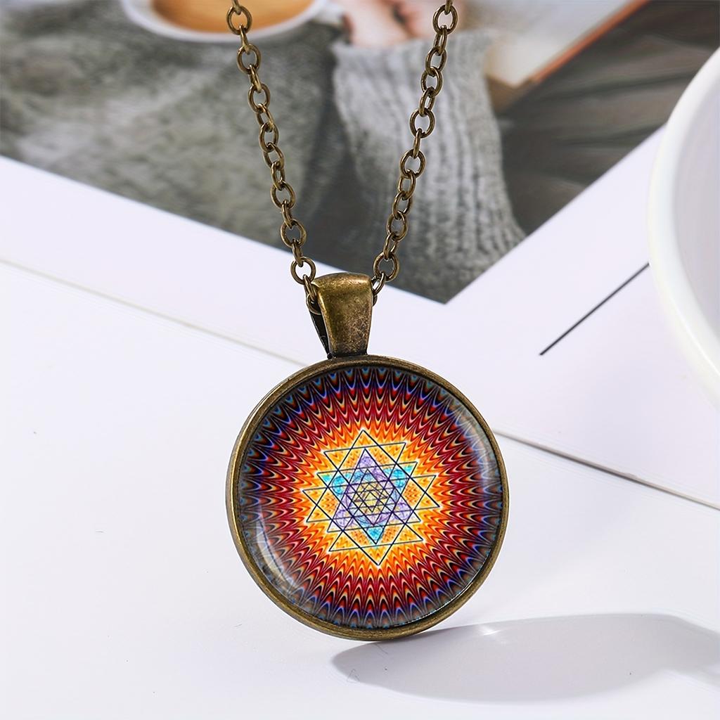 Священная шри-янтра-мандала, подвеска, буддийские украшения