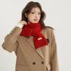 Warm Winter Scarf Solid Color Neck Warmer Fashion Knit Scarf  Women Men