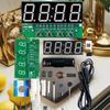 Soldering Practice Equipment, DIY Digital Alarm Clock with Mini Weather Station DC 5V.