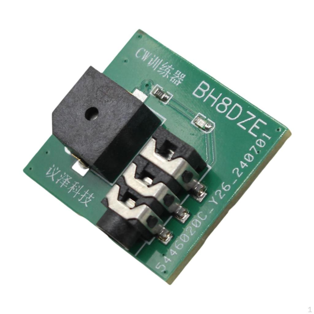 Telegraph Key Morse Easy Installation Manual CW Practice Tool Train for Enhances Rhythm