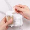 Transparent Acrylic Cotton Swab Box Powder Puff Storage Makeup Organizer  Bathroom Organizer