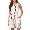 Женская мода Повседневные платья без рукавов Платья с принтом Пляжные платья