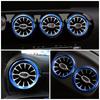 For Mercedes Benz A B CLA GLA GLB   2022 Car Air Conditioner AC Outlet Turbo Vent Ring Trim Red Blue Color Refit