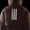 adidas Полосатая куртка с капюшоном и буквенным логотипом, женская куртка фиолетового цвета HG3163