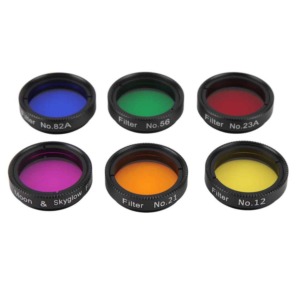 Telescope Filters 6 In 1 1.25in Compatibility Telescope Moon Filter for 1.25 Inch Telescope