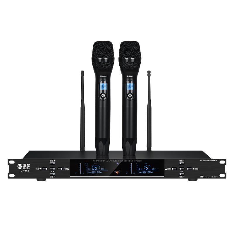 HuiDu U-8801 Профессиональная двойная беспроводная микрофонная система