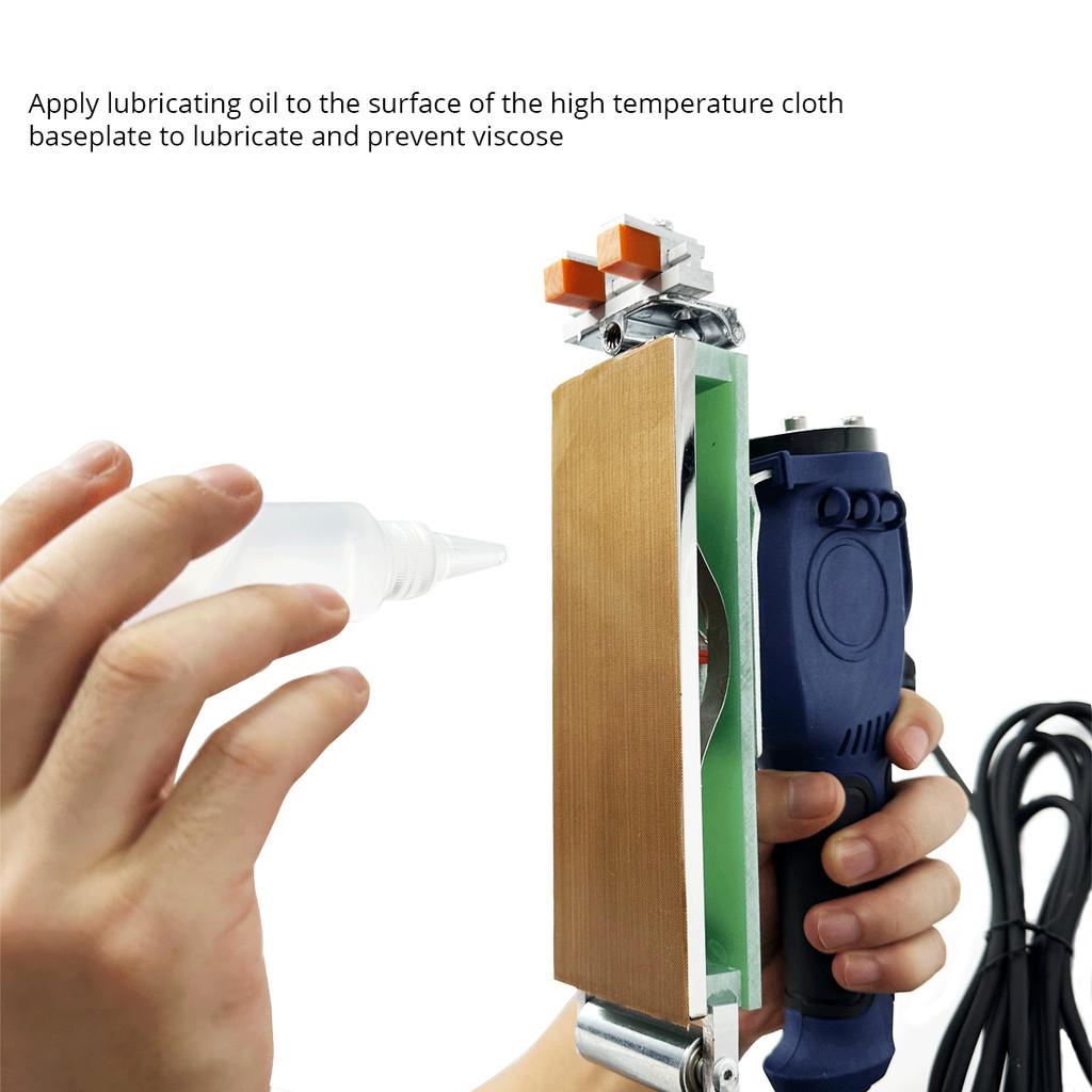Портативный кромкооблицовочный станок с регулируемой температурой, ручной кромкооблицовочный станок для дерева и ПВХ, деревообрабатывающее самоклеящееся устройство для облицовки кромок