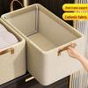 Cationic Fabric Wardrobe Storage Box for Bedroom and Dormitory Clothing