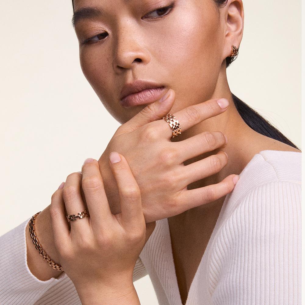 Daniel Wellington Идеальная пара Серьги-кольца 5-звеньевые Смелый стиль