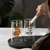 Creative Glass Oil Lamp Candle Holder Home Restaurant Candle Warmer Table Top Items Ornament Candlelight Romance Decorative Gift