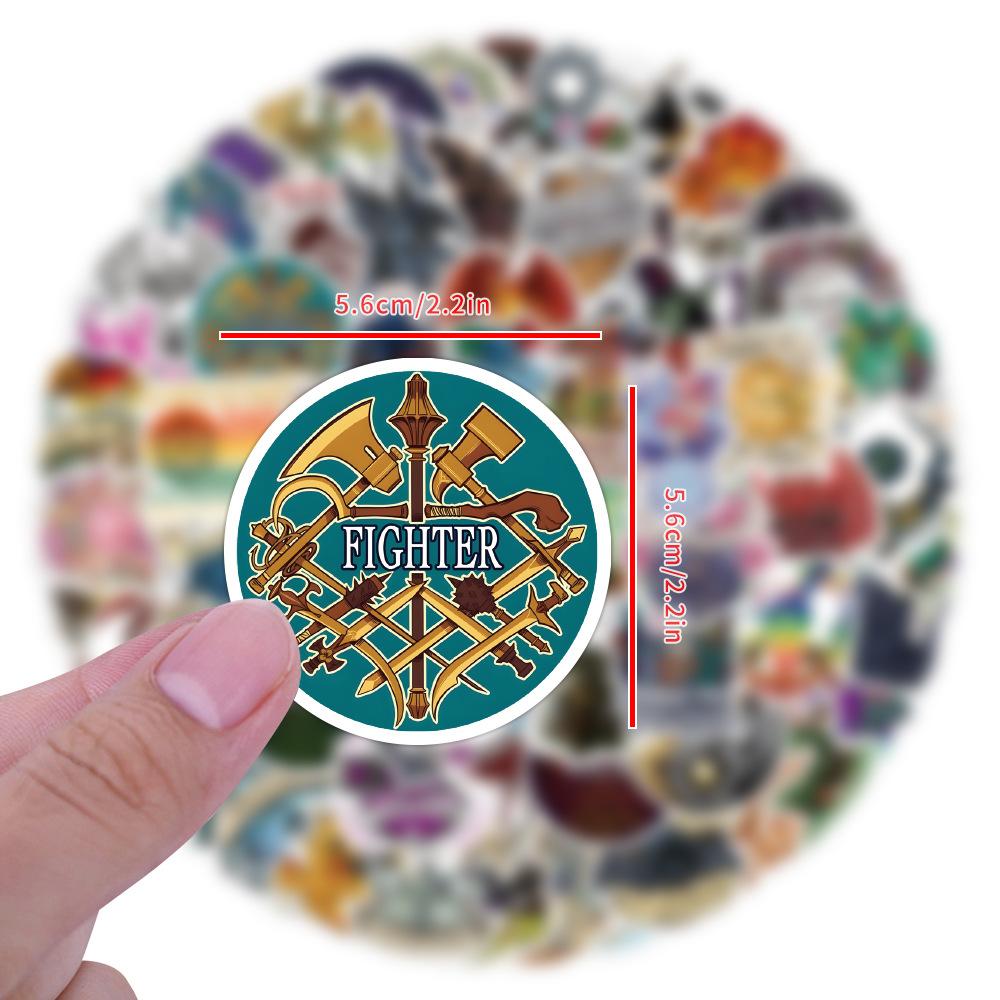 100 Фотографий Драконов и Подземелий OL Граффити Наклейки Блокнот Автомобиль Чемодан Стакан для воды Водонепроницаемые наклейки