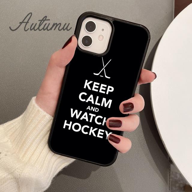 Ice Hockey Is Life Phone Case for iPhone 11 12 13 14 Pro Max Mini X XR XS SE 2020 6S 7 8 Plus Samsung Galaxy S21 S22 Cover Shell