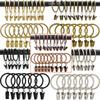 Ring Clips Curtain Accessories, Opening Hanging Rings with Strong Clips for Curtain, Shower Curtain, Roman Curtain Rod Hooks