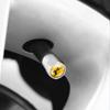 kqsdr10 4Pcs Donkey Emblem Car Styling Valve Caps Wheel Tires Air Valve Stem Protective Cover for Ferrari Auto Modification Accessories