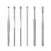 Набор для чистки ушей из нержавеющей стали серебристого цвета, 6 шт., инструменты для удаления ушной серы