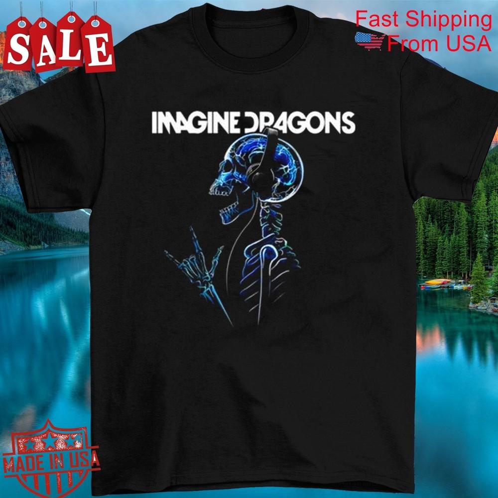Imagine Dragons Radiologist Skull Gift For Fans Unisex All Size Shirt Unisex T-Shirt