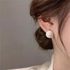 Design Copper Lady Round Bead Enamel Ear Buckle Korean Style Earrings Stud Earrings Women Earrings