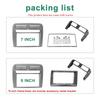 7/9 Inch 2 Din Car Radio Bezel  Mask Fascia Fit for Fiat Grand Punto 2005-2009 Dash Mounting Installation Trim Frame Stereo Kit