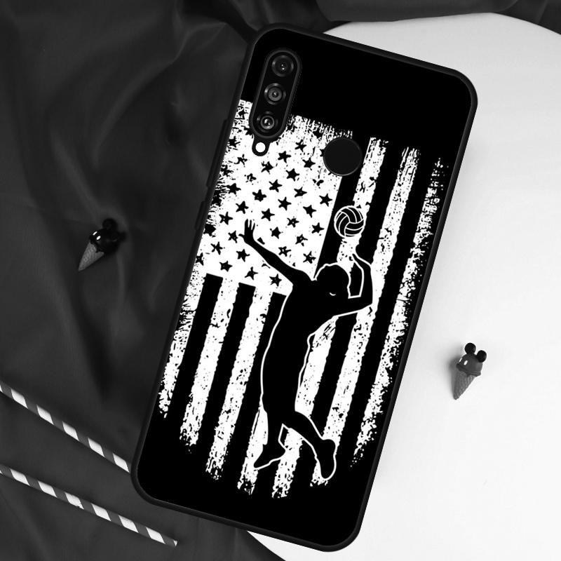 Volleyball For Huawei Nova 7i 8i 11i 12i 12s 10 9 SE Y90 Y60 Y70 Y72 Y61 Y91 P60 Pro P30 P40 Lite Case