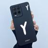 For Realme 8 8Pro Case Lucky Initial Letter Silicone Soft Matte Phone Cover for Realme8 8 Pro 4G RMX3081 RMX3085 Bumper Casing