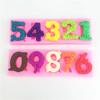 New 3D Number 0-9 Silicone Cake Mold Number Shape Lollipop Mold with Lollipop Hole Fondant Cake Decorating Tool