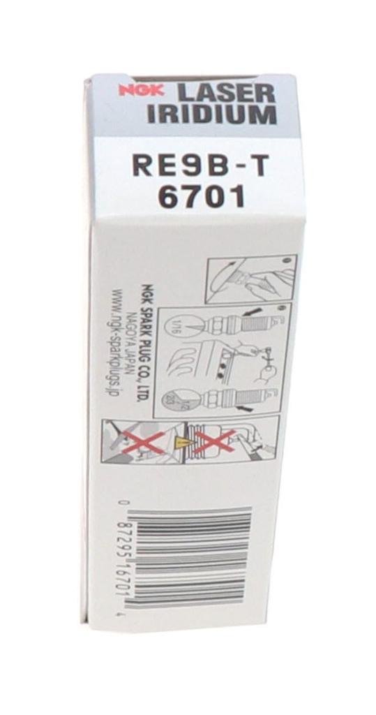 Свеча зажигания NGK Иридиевая свеча (Интегрированный терминал) 1 штука [6701] RE9B-T
