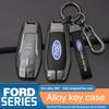 ZOZU8 Zinc Alloy Car Remote Key Case Cover For Ford Fusion Mondeo Mustang F-150 Explorer Edge 2015 2016 2017 2018 Auto Accessories