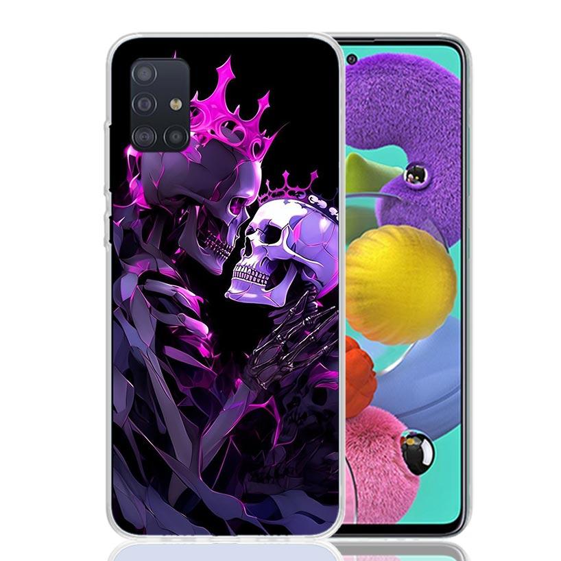 Анатомия Скелет Сердце Любовь Поцелуй Чехол Для Телефона Для Samsung Galaxy A52 A32 A22 A12 A02S A50S A30S A51 A31 AA71 Note 20 Ultra 10 S10