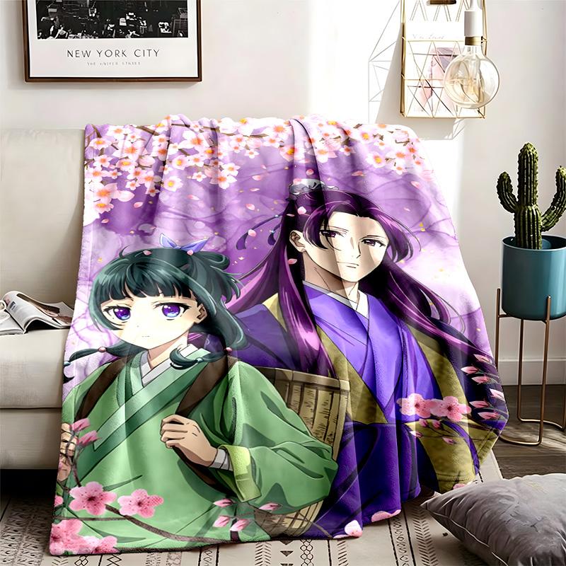 The Apothecary Diaries Theme Blanket Suitable For The Sofa Camping And Travel Made Of Soft Flannel Material An Ideal Gift For Occasions Such As Birthd