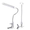 Светодиодный рабочий светильник Gooseneck Silver C Clamp LED 21W Dimmable Machine Tool Work Light Aluminum Gooseneck