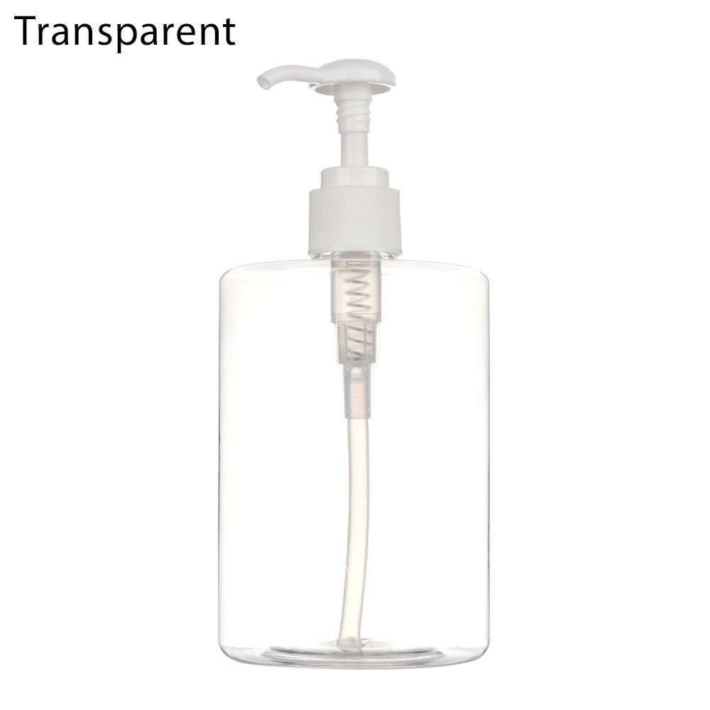 Прозрачный круглый дозатор для мыла с круглой головкой и гелем для душа