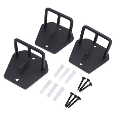 Настенный анкер для фитнес-ленты, экономящий место, Г-образное отверстие, металлическое настенное крепление, тренировочный анкер для дома