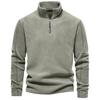 Men’s Stand Collar Half Zip Fleece Pullover