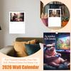 Настенный календарь на 2026 год, Календарь на забавную тему, Забавный подарок для общения, Идеальный выбор для домашнего использования.