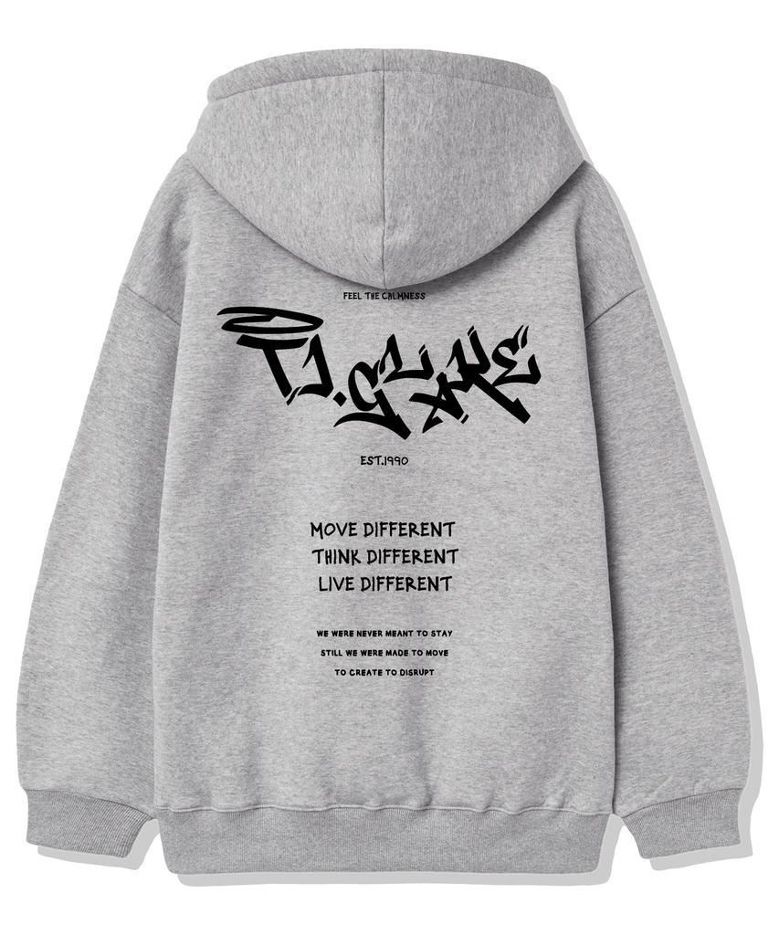 Толстовка с подкладкой из флиса Move Different Серая