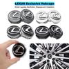 4 шт. 62 мм Автомобильный значок Колпачок ступицы колеса Аксессуары для ступицы Для Lexus F SPORT LBX NX RX 350h 450h ES UX 300e GS GX IS LS LX CT LC RC