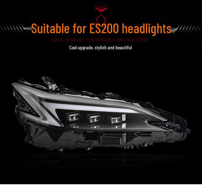 Светодиодная матричная фара Lexus ES 18-24 с тремя линзами в сборе