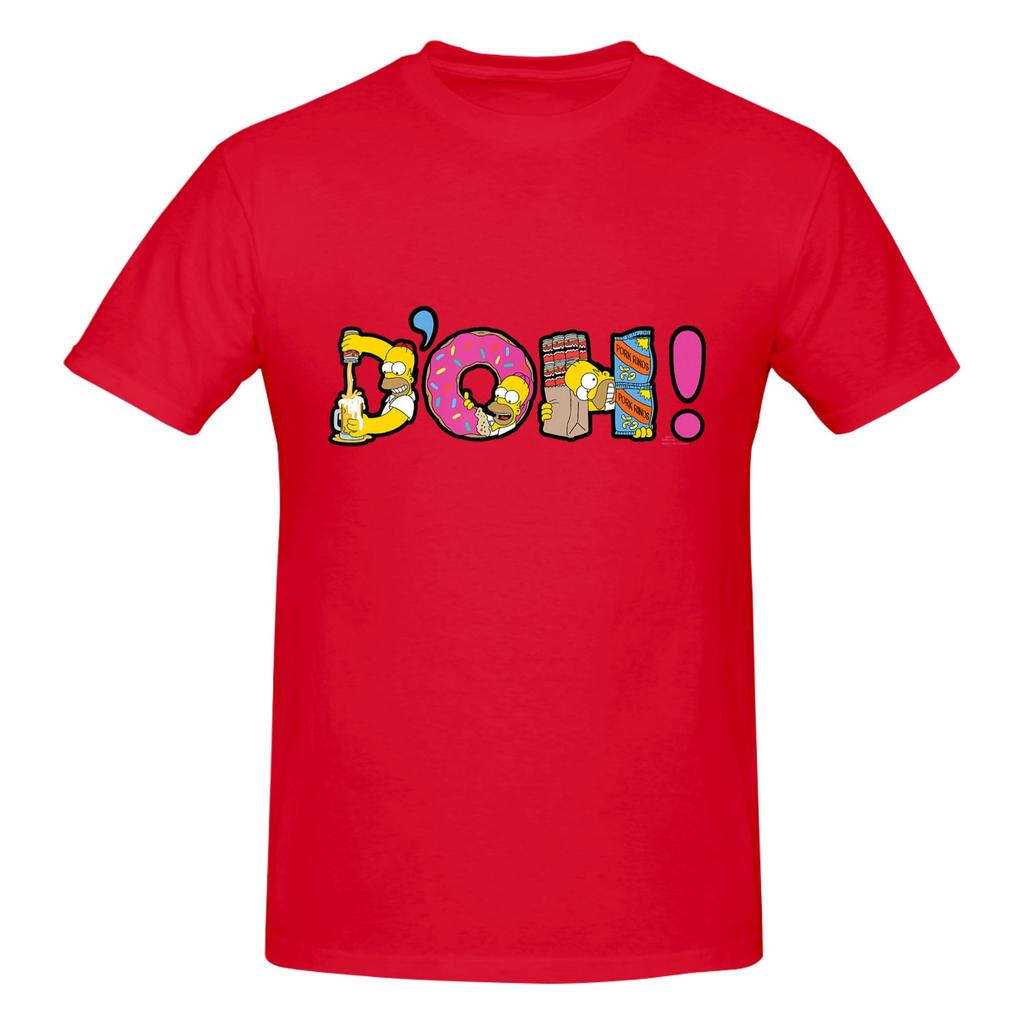 1 Piece Beer Graphic Funny 100 Cotton Tshirt Homer Simpsons Tops Tees For Unisex