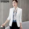 Маленький пиджак, женский весенне-летний однотонный модный верхний костюм, тонкий топ, солнцезащитная рубашка