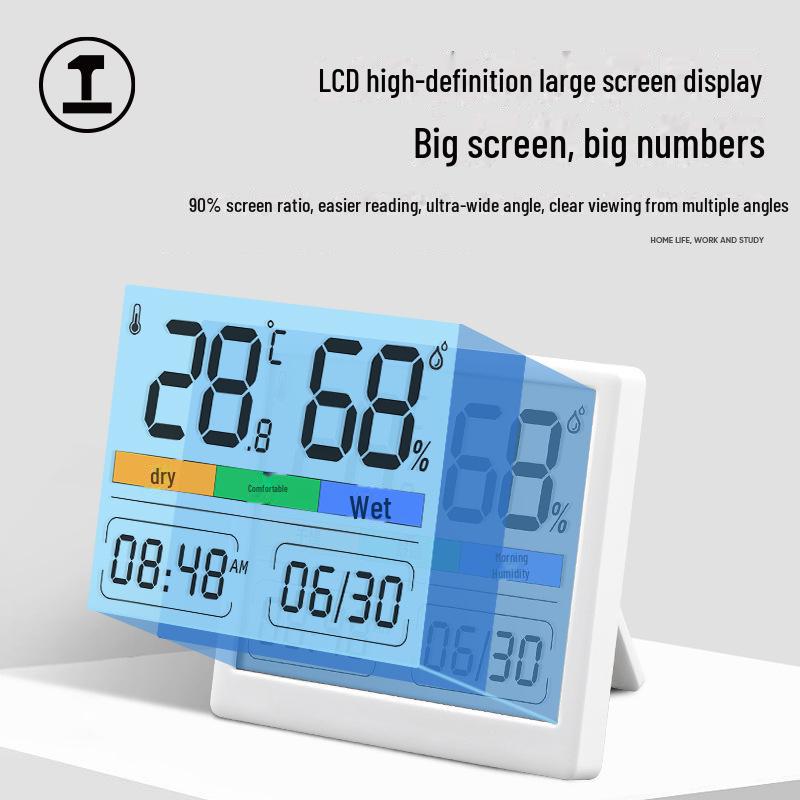 Цифровой настенный термогигрометр Green Forest для точного мониторинга в помещении