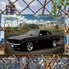 2D Flat Wooden 30*20cm Classic American Muscle Car SS Series Sign, Traditional Style Wall Hanging Decor, Multipurpose Vintage Auto Art - Ideal