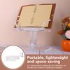 Acrylic Book Holder Stand Height Adjustable Reading Book Rest 180 Degrees Rotation Tablet Phone Holder Study Office Accessory