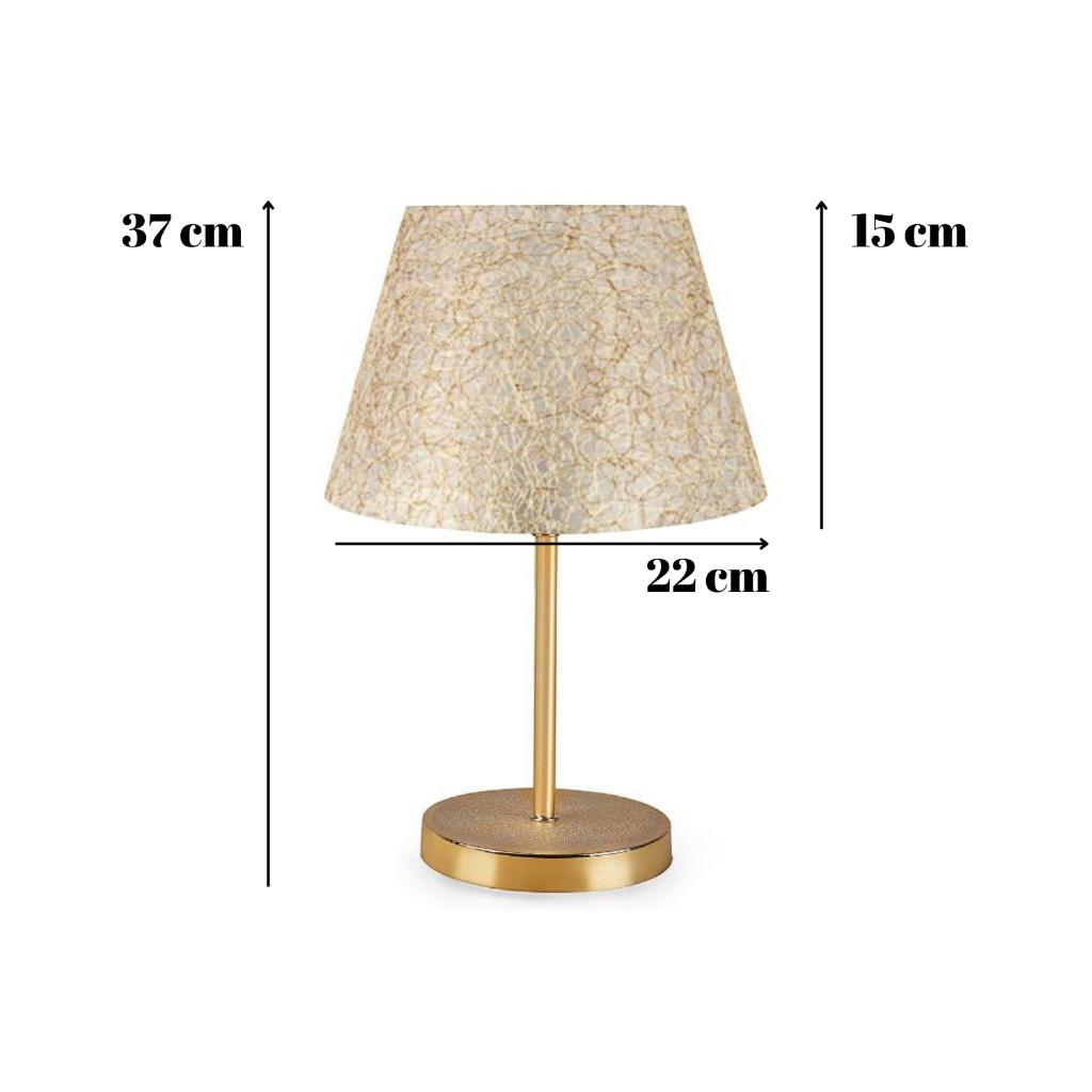 Золотая веревочная люстра с одним подвесом и 2 золотыми абажурами для спальни 