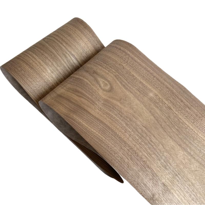 38*270 см/14,9*106'' Натуральный шпон черного ореха Crown Wood Grain для реставрации мебельных столешниц Панели шпонированные орехом