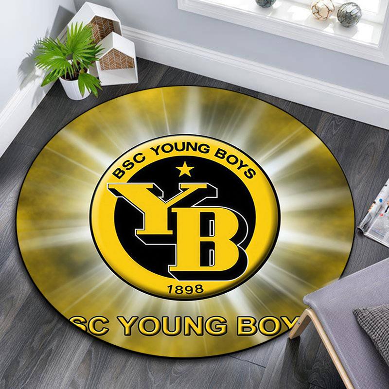 BSC Young Boys pattern round rug,Carpet Rug for Living Room Bedroom Playroom ,Non-slip Floor Mat,Holiday Gifts and Birthday Gifts.
