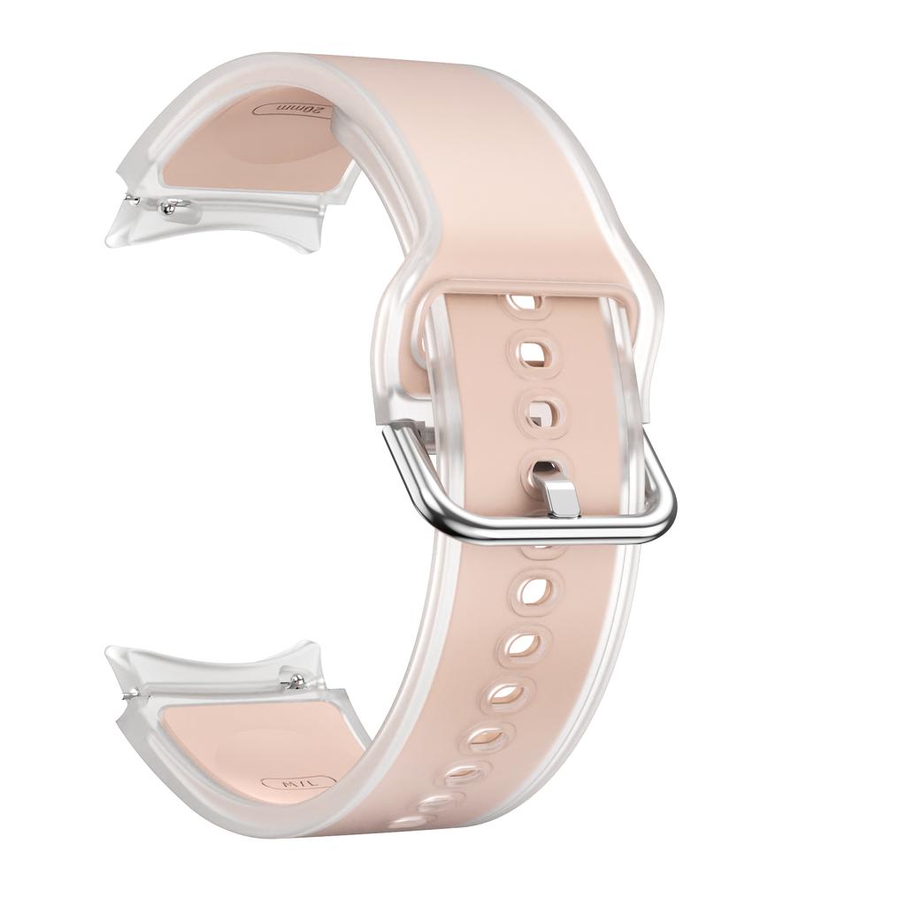 Ремешок силиконовый спортивный No Gaps 20 мм для Samsung Galaxy Watch 7 6 5 Pro 4 44 мм FE 40 мм Band Watch6 Classic 47 мм 43 мм Аксессуары