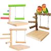Comfortable Grip Bird Table Training Stand Birds Grinding Perch Holder  Interaction Parrot Toys